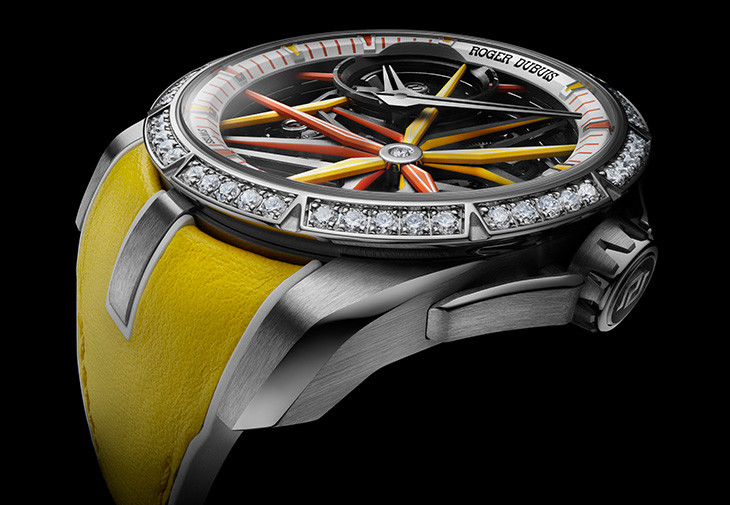 羅杰杜彼ROGER DUBUIS王者系列BLACKLIGHT單擺輪腕錶