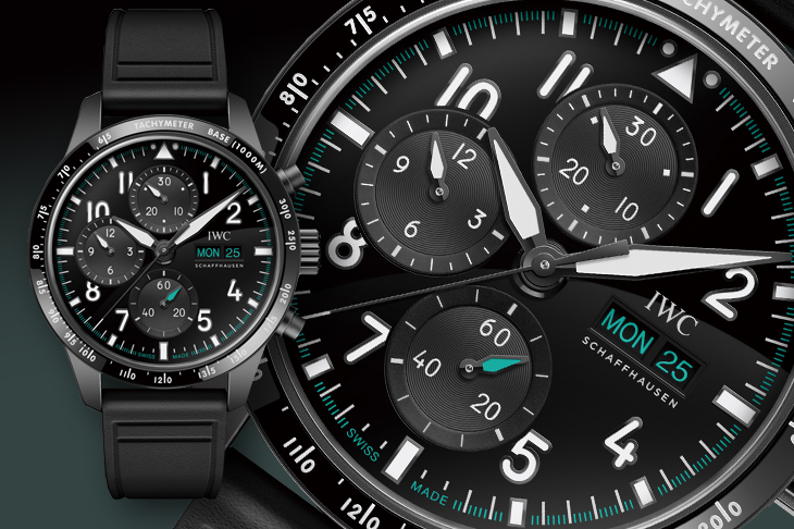 前進高科技材質 IWC飛行員高性能計時腕錶41「Mercedes-AMG馬石油F1™車隊」特別版