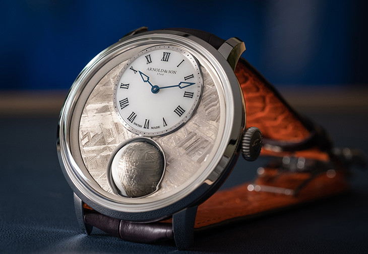 ARNOLD & SON Luna Magna Platinum (meteorite & opal)