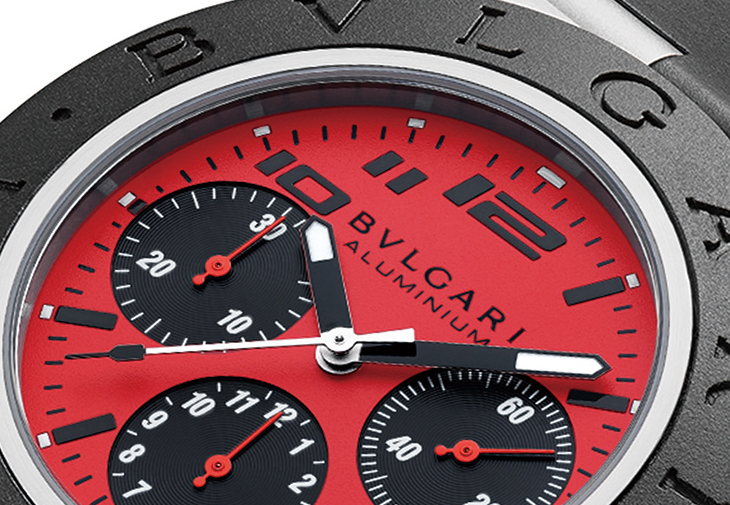 BVLGARI Aluminium計時腕錶Ducati特別版
