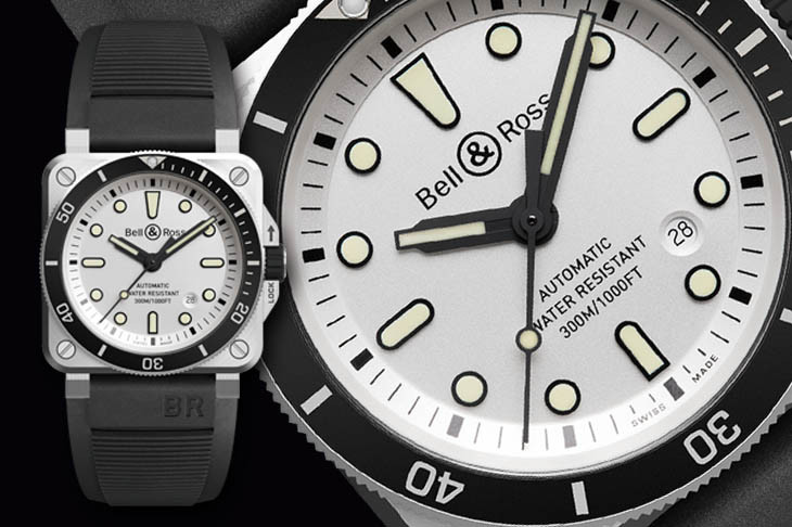 帶你探索冰下水世界！BELL & ROSS BR 03-92 Diver White