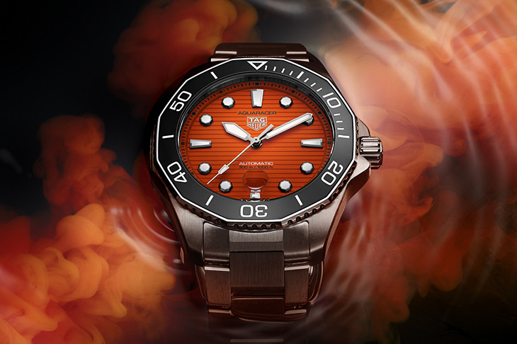 潮流炫橙：泰格豪雅Aquaracer Professional 300 Orange Diver腕錶