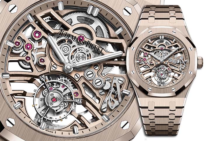 獨特沙金錶殼光澤 AUDEMARS PIGUET愛彼專屬的貴金屬材質