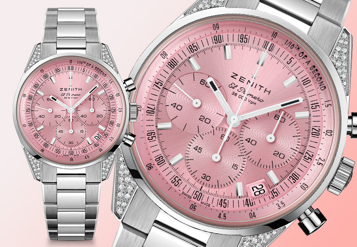 真力時ZENITH Chronomaster Original Pink 「Unique Piece for Susan G. Komen®」獨一之作粉紅腕錶