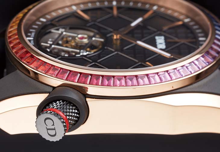 DIOR迪奧Chiffre Rouge 41mm自動上鍊陀飛輪腕錶