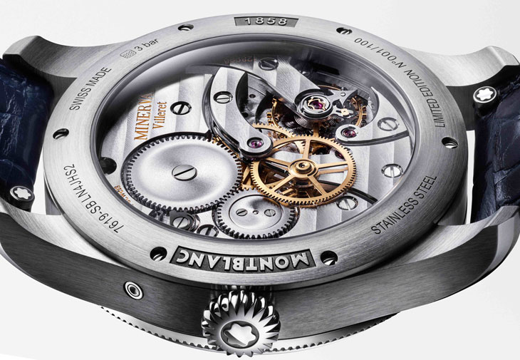MONTBLANC萬寶龍1858系列Geosphere世界時間全新限量年曆腕錶
