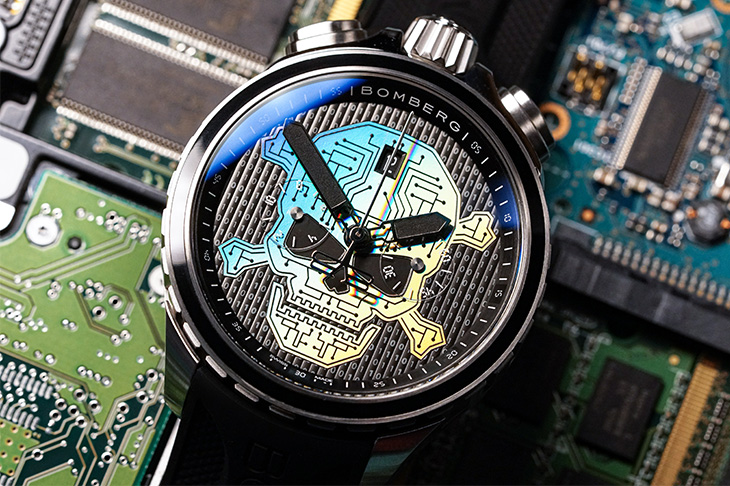 AI科技設計概念 炸彈錶Bolt-68 Heritage Cyber Skull