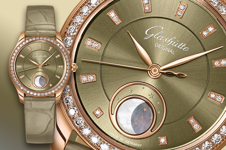 GLASHÜTTE ORIGINAL Serenade Luna小夜曲月相腕錶