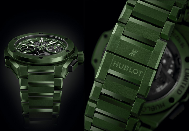 宇舶HUBLOT Big Bang Integrated陶瓷鍊帶計時碼錶