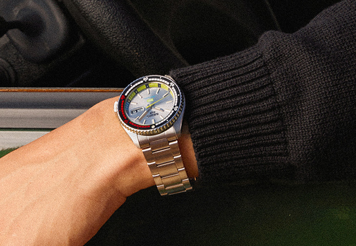 精工Seiko 5 Sports X HUF聯名限量錶款