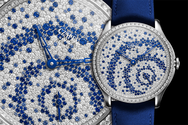 時間激起寶石漣漪  CZAPEK Promenade Diamond Drops自動腕錶