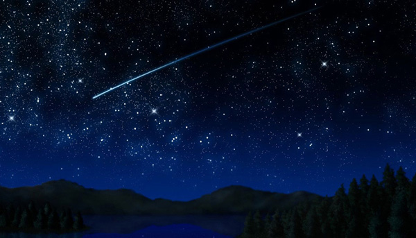 星星月亮相伴的美夢