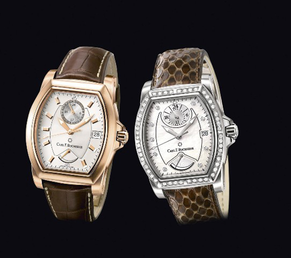 CARL F. BUCHERER T-24兩地時間對錶