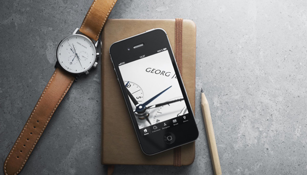 GEORG JENSEN推出全新iPhone腕錶App應用程式