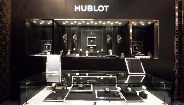 HUBLOT進駐寶麗廣場高登鐘錶