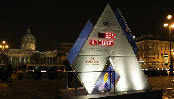 OMEGA第26次擔任奧運官方計時單位 與俄羅斯索契一同為2014冬季奧運倒數