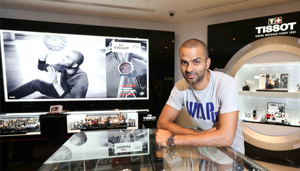 梭表全球形象大使Tony Parker親臨北京 一同歡慶天梭表160週年