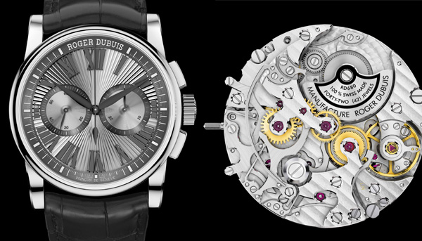 ROGER DUBUIS  RD680計時碼錶機芯 機能與設計的絕妙平衡