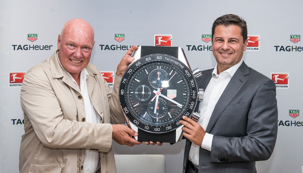 TAG Heuer豪雅成為德國足球甲級聯賽 官方指定時計
