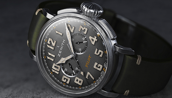 自由奔放的復古風格　ZENITH Heritage Pilot Cafe Racer腕錶