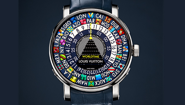 世界任我行　路易威登Escale Worldtime Blue腕錶