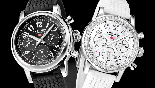 演繹完美之黑白雙重奏　蕭邦Mille Miglia Classic Chronograph計時對錶