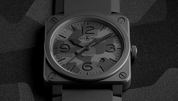 超群科技水準　BELL & ROSS BR03-92 Black Camo腕錶