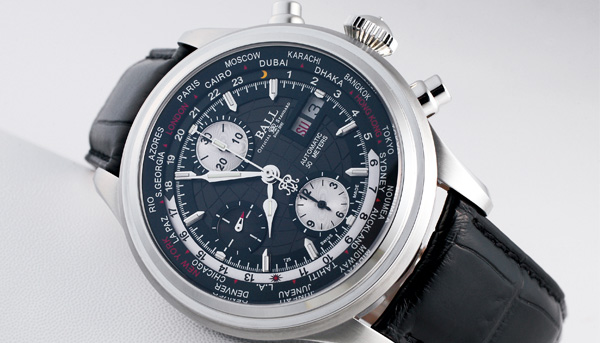 BALL WATCH Trainmaster Worldtime Chronograph 手腕上的小小世界