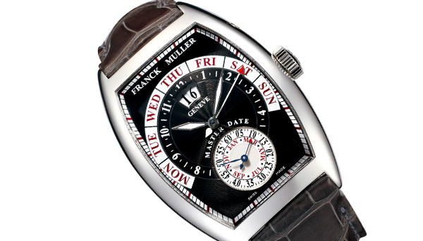 FRANCK MULLER Cintree Curvex 8880 Grand Date 清晰的面盤指示設計