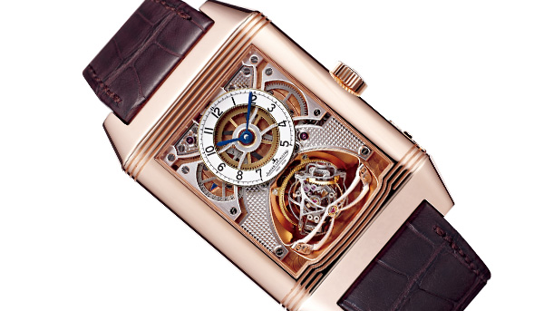 積家 Reverso Gyrotourbillon 2 立體球架擊銀瓶