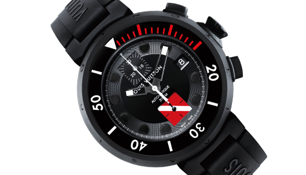 LV Tambour Diving II Chronographe 結合全球第四大賽事