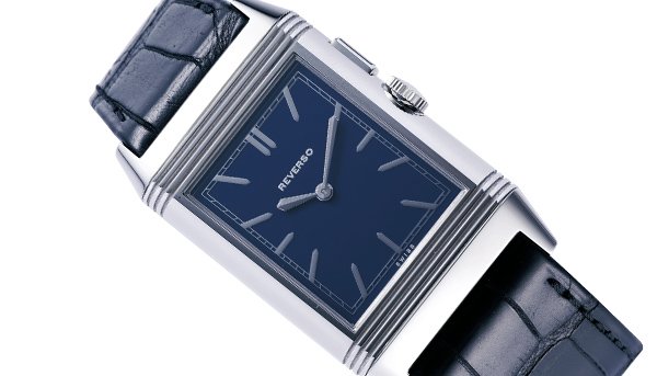 積家 Grande Reverso Ultra Thin Duoface Blue 首創翻轉錶殼結構