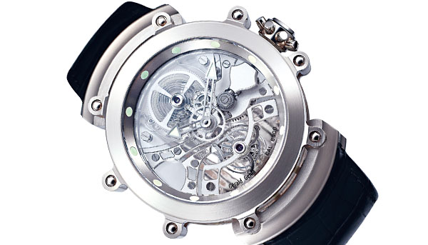 陀飛輪全面通透 寶格麗Gerald Genta Tourbillon Saphir