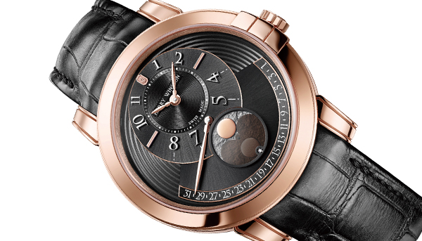 黑金配色神秘靜月 海瑞溫斯頓 Midnight Moonphase Automatic 42mm