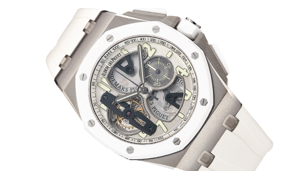 白瓷圈加身 愛彼Royal Oak Offshore Tourbillon Chronograph