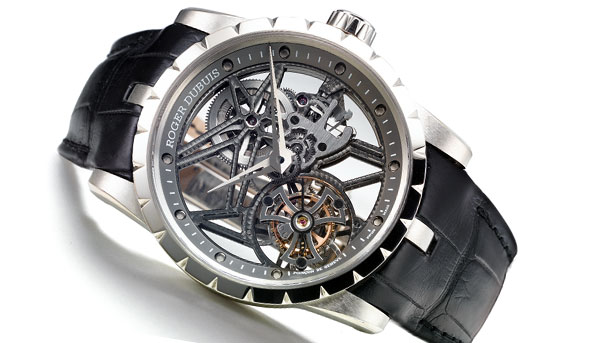 旋轉飛行的美感 羅杰杜彼鏤空陀飛輪腕錶Excalibur 42 Skeleton Tourbillon