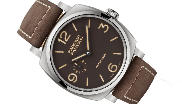 棕色復古 PANERAI Radiomir 1940 3 Days Automatic Titanio腕錶