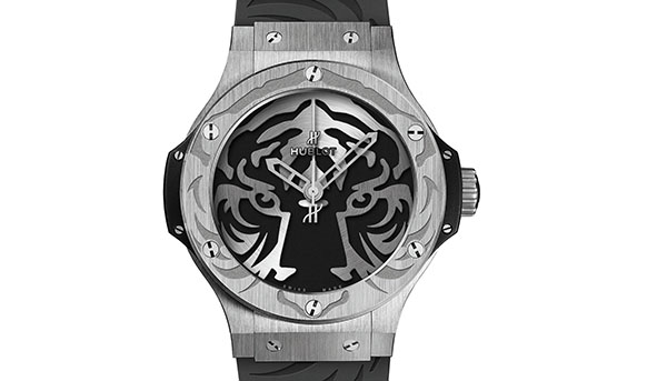 虎 虎  虎  HUBLOT  Big Bang Black Jaguar & White Tiger Foundation