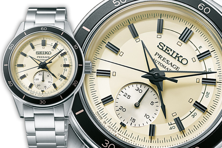 奶油面復古風  SEIKO Presage Style 60's系列動力儲存顯示款SSA447J1