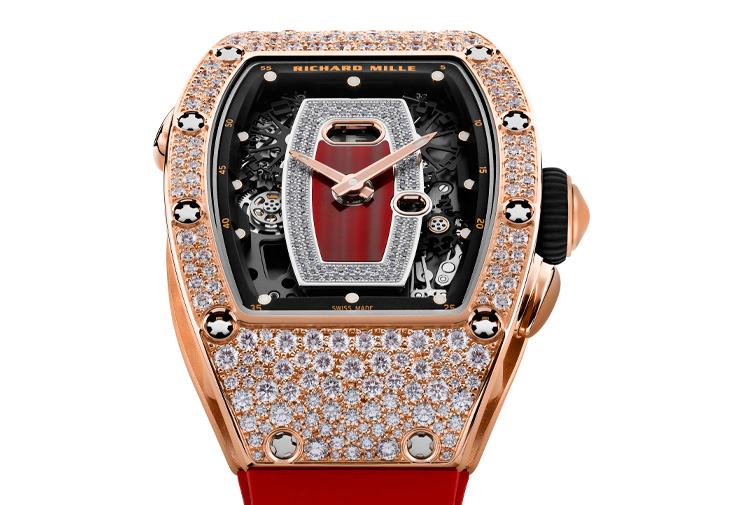 RICHARD MILLE RM 037紅金雪花鑲鑽款