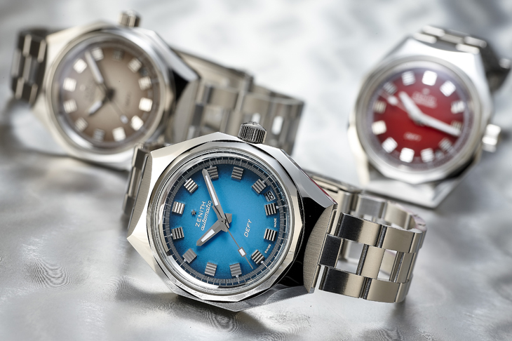 真力時Defy、Chronomaster復刻腕錶的視覺新衝擊