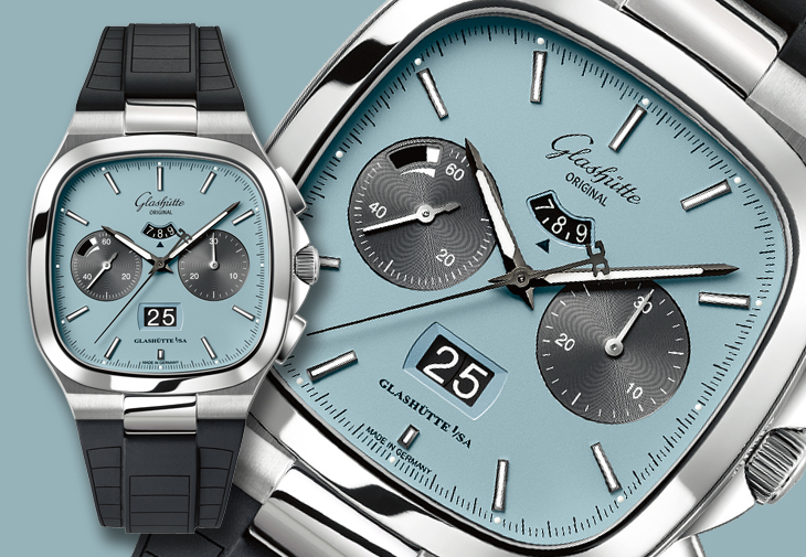 復古海風藍 格拉蘇蒂原創Seventies Chronograph Panorama Date