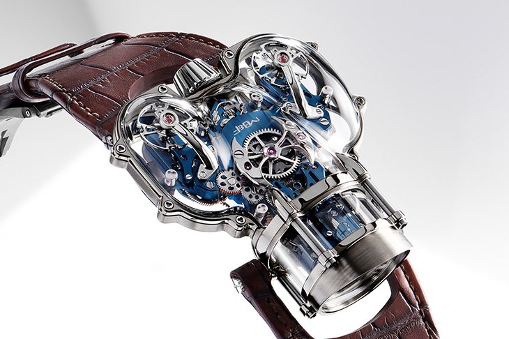 顛覆傳統最美機芯 MB&F Horological Machine N°9藍寶石水晶版本