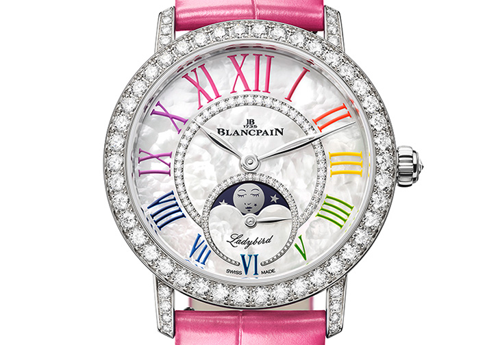 BLANCPAIN寶珀Ladybird Rainbow系列月相腕錶