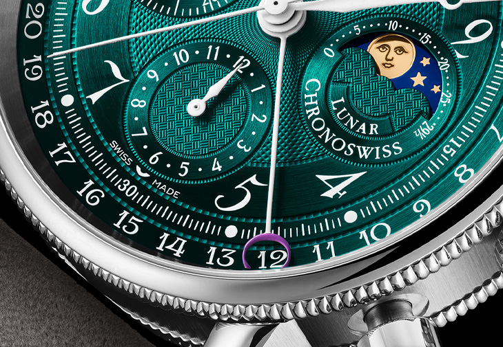 CHRONOSWISS瑞寶錶Lunar Chronograph Aurora月相計時腕錶