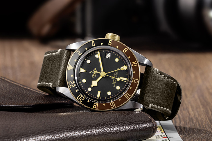 沙士圈帝舵Black Bay GMT S&G 兩地時間腕錶