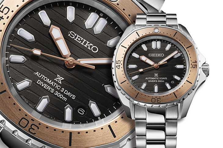 圓角多邊形錶圈 SEIKO Prospex三日鍊腕錶SPB485J1