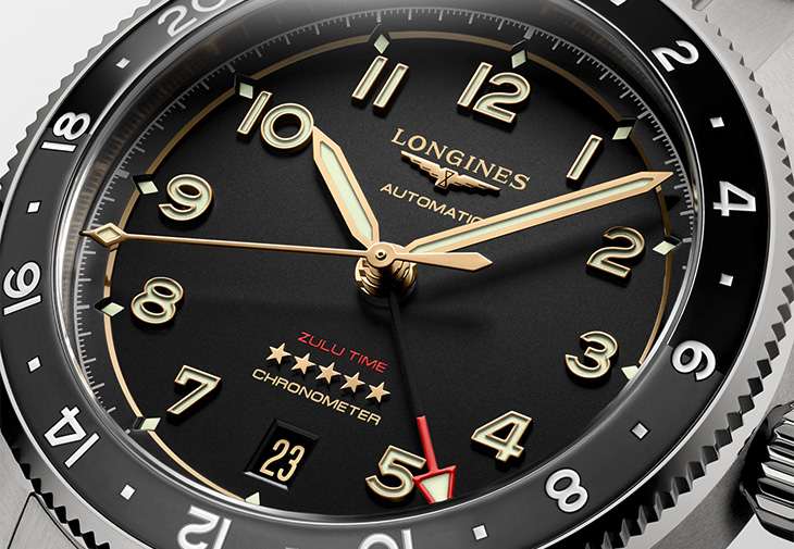 LONGINES浪琴Spirit Zulu Time Titanium先行者世界時間腕錶