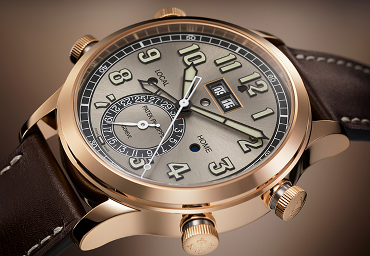 百達翡麗PATEK PHILIPPE 5520RG-001兩地時間響鬧錶。