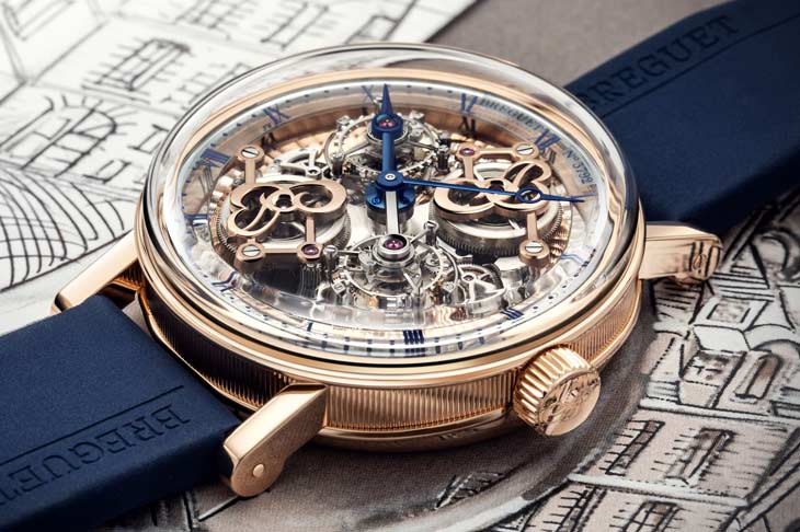 製敬非凡工藝  寶璣Classique Double Tourbillon Quai de L'horloge 5345鏤空雙陀飛輪腕錶